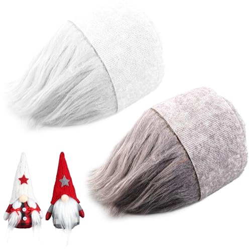 2 Stück Kunstfell Zum Basteln, 5 x 150 cm Kunstfell Bordüre Kunstpelz Band Fellstoff, Kunstfell Meterware, Faux Fur Fabric, Weihnachtsbärte Pelz Zum Basteln für Gnome Beard 2 Stück Kunstfell Zum Basteln, 5 x 150 cm Kunstfell Bordüre Kunstpelz Band Fellstoff, Kunstfell Meterware, Faux Fur Fabric, Weihnachtsbärte Pelz Zum Basteln für Gnome Beard von TESSTSY