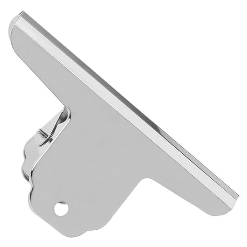 Großer Hundefutterbeutel-Clip, 16 cm breit, Edelstahl-Binders-Clip, starke Spannkraft, langlebig, großer Scharnierclip für Büro, Schule, Küche und Zuhause von TEUOPIOE