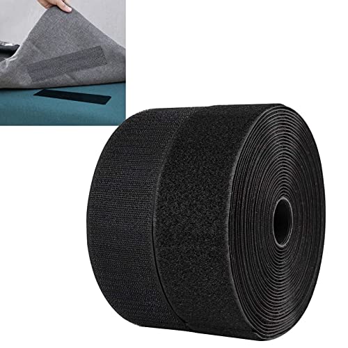TEUVO Klettband Selbstklebend zum Fixieren von Sofakissen und Teppichen, Nylon Klettverschluss zum Befestigen, Montieren und Verbinden von Anwendungen um Haus Büro Schule, 5cm X 4M TEUVO Klettband Selbstklebend zum Fixieren von Sofakissen und Teppichen, Nylon Klettverschluss zum Befestigen, Montieren und Verbinden von Anwendungen um Haus Büro Schule, 5cm X 4M von TEUVO
