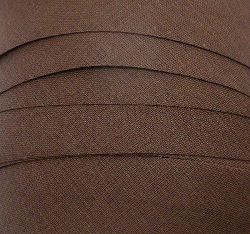 Schrägband/Textilband - Blende"Dunkelbraun" 40 mm/Baumwolle (10 Meter) von TEXTIMO
