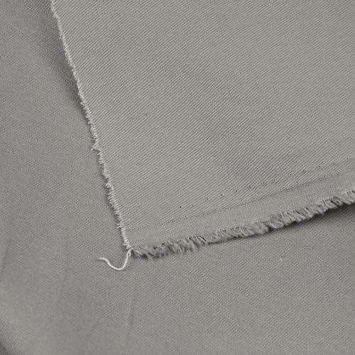 Textrend Jeansstoff Meterware - Haltbares Material - 100% Baumwolle - Kleidung - Heimtextilien - Stoffe Meterware - Textilien 1x1.6m (Hellgrau) von TEXTREND