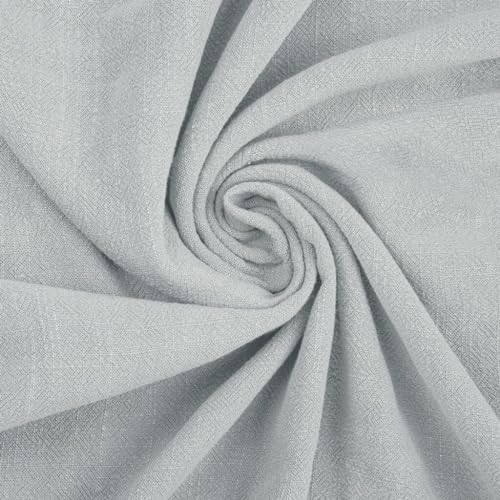 Textrend Leinen mit Viskose - Stoff zum Nähen - Textilien - Stoffe Meterware - Textilien 1x1.35m (Taubengrau) von TEXTREND