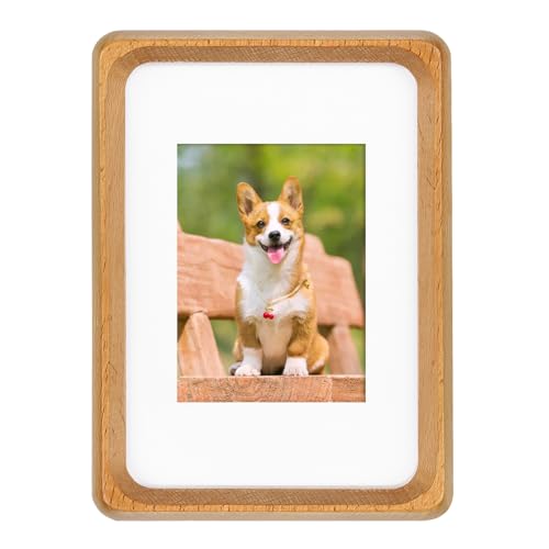 TEYCLZORE Kleine Bilderrahmen aus Holz, 5 x 3,5 Zoll Fotorahmen, Mini Bilderrahmen für den Tisch mit Matte, Foto-Bilderrahmen aus Natürlichem Buchenholz, Mini Instant Bilderrahmen Klein Picture Frame TEYCLZORE Kleine Bilderrahmen aus Holz, 5 x 3,5 Zoll Fotorahmen, Mini Bilderrahmen für den Tisch mit Matte, Foto-Bilderrahmen aus Natürlichem Buchenholz, Mini Instant Bilderrahmen Klein Picture Frame von TEYCLZORE