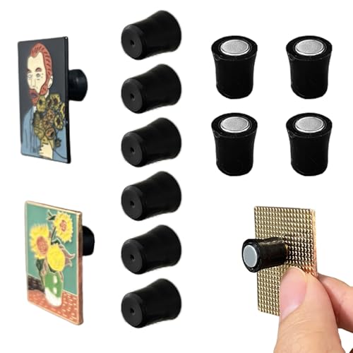 TEYOUYI 12 Stück magnetische Stecknadeln für Emaille-Pins, konvertieren Emaille-Pins in Kühlschrankmagnete. Legen Sie Ihre Pins auf den Kühlschrank für saisonale Dekoration, Pin-Geschenke, schwarz, TEYOUYI 12 Stück magnetische Stecknadeln für Emaille-Pins, konvertieren Emaille-Pins in Kühlschrankmagnete. Legen Sie Ihre Pins auf den Kühlschrank für saisonale Dekoration, Pin-Geschenke, schwarz, von TEYOUYI