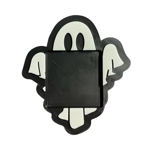 TEYOUYI Selbstklebender Notizblockhalter für Geister-Halloween-Dekorationen, 7,6 x 7,6 cm, Post-It-Notizen, Schreibtisch-Organizer, ordentlicher Bürobedarf, Halloween-Partyzubehör TEYOUYI Selbstklebender Notizblockhalter für Geister-Halloween-Dekorationen, 7,6 x 7,6 cm, Post-It-Notizen, Schreibtisch-Organizer, ordentlicher Bürobedarf, Halloween-Partyzubehör von TEYOUYI