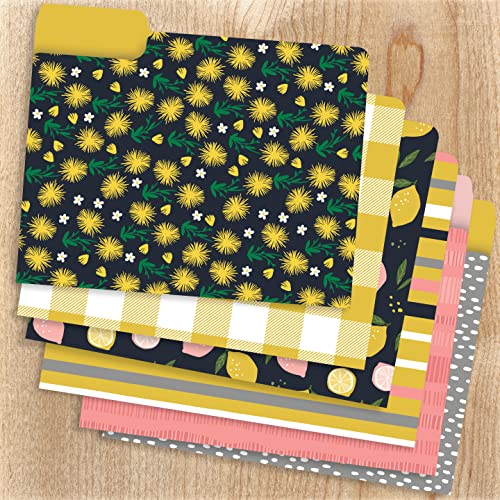 TF PUBLISHING Joy Designer-Aktenordner-Set, dekorativ, doppelseitig, farbig, für Dokumente, mit Registerkarten für Schränke, 29,8 x 24,1 cm, 12 Stück TF PUBLISHING Joy Designer-Aktenordner-Set, dekorativ, doppelseitig, farbig, für Dokumente, mit Registerkarten für Schränke, 29,8 x 24,1 cm, 12 Stück von TF Publishing