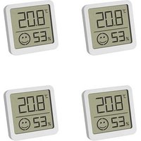 TFA® 4er-Set Thermo-Hygrometer weiß von TFA®
