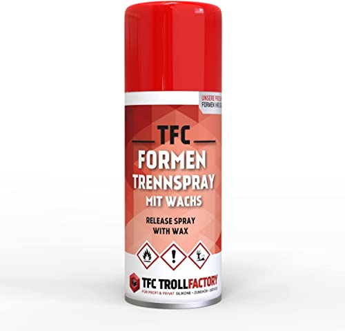 TFC Formen Trennspray mit Wachs für Epoxid Giessharz, Polyesterharz, PMMA und Polyurethane | silikonfrei | 400ml von TFC Troll Factory