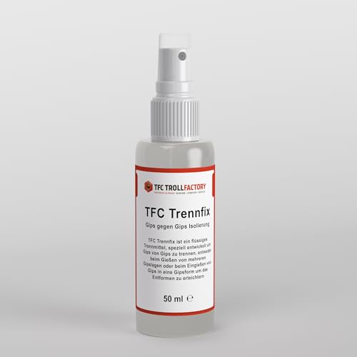 TFC Trennfix 50ml - Flüssiges Trennmittel für Gips: Perfekte Isolierung von Gips gegen Gips - Formaldehydfrei & Desinfizierend von TFC Troll Factory
