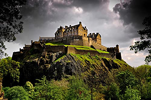 5D-Diamant-Malerei, Edinburgh Castle Schottland Diamant-Stickerei-Gemälde, DIY-Diamant-Mal-Set für Erwachsene, Diamantkunst, Heim-Wanddekoration 5D-Diamant-Malerei, Edinburgh Castle Schottland Diamant-Stickerei-Gemälde, DIY-Diamant-Mal-Set für Erwachsene, Diamantkunst, Heim-Wanddekoration von SUPZLW