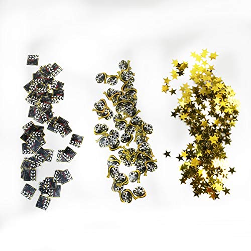 TG,LLC Treasure Gurus Filmrolle, Schindel, Hollywood-Stern, Tisch-Konfetti, Guss, Party-Dekoration, Geburtstagszubehör von TG,LLC