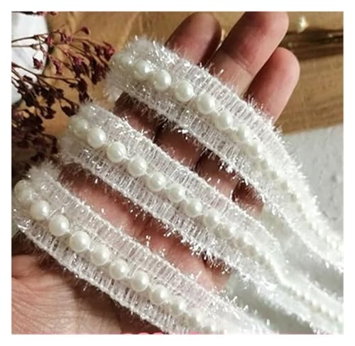 Spitz-Aufkleber, Spitzenapplikation 22 Designs Mehrfarbig 1 Meter(47) von TGDGFKIAS