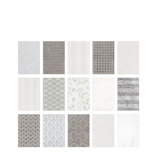 TGDGFKIAS Gefaltete Pergamentjacke, 30 Stück Textur Collage Büttenpapier Materialpaket Junk Journal Planer Scrapbooking Dekor DIY Bastelkarton Papier(C) von TGDGFKIAS