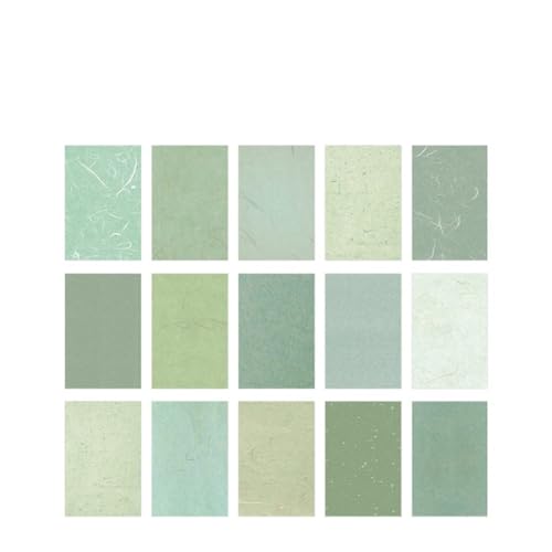 TGDGFKIAS Gefaltete Pergamentjacke, 30 Stück Textur Collage Büttenpapier Materialpaket Junk Journal Planer Scrapbooking Dekor DIY Bastelkarton Papier(F) von TGDGFKIAS
