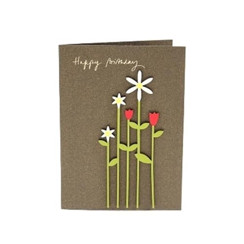TGDGFKIAS Hochzeits-Einladungen, Anpassbare Hochzeitseinladungen Grußkarten mit Umschlägen handgemachte Blume Multicolor(A) von TGDGFKIAS