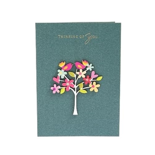 TGDGFKIAS Hochzeits-Einladungen, Anpassbare Hochzeitseinladungen Grußkarten mit Umschlägen handgemachte Blume Multicolor(J) von TGDGFKIAS