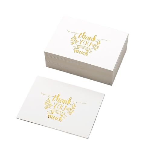 TGDGFKIAS Hochzeits-Einladungen, Leere Hochzeitseinladungen Dankeskarten mit Umschlägen Packung mit 50 mehrfarbig(Color02) von TGDGFKIAS