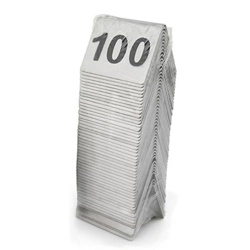 TGDGFKIAS Restaurant Nummer, Tischnummern aus Edelstahl, 25/50/100 Stück, 50 x 40 x 35 mm, 1,97 x 1,57 x 1,38 Zoll(1 to 100) von TGDGFKIAS
