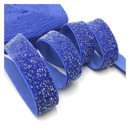 TGDGFKIAS Retro-Band, Glitzerndes elastisches Band, mehrfarbig, 5 Yards x 16 mm, for Hochzeitsfeier, Geschenkband, DIY-Bekleidung, Nähdekoration(M-71(22)) von TGDGFKIAS