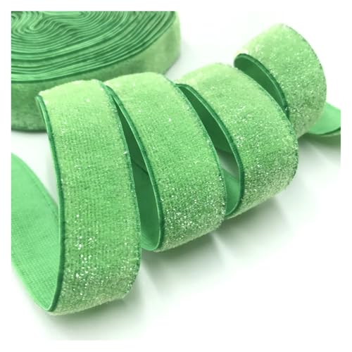 TGDGFKIAS Retro-Band, Glitzerndes elastisches Band, mehrfarbig, 5 Yards x 16 mm, for Hochzeitsfeier, Geschenkband, DIY-Bekleidung, Nähdekoration(M-9(27)) von TGDGFKIAS