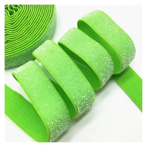 TGDGFKIAS Retro-Band, Glitzerndes elastisches Band, mehrfarbig, 5 Yards x 16 mm, for Hochzeitsfeier, Geschenkband, DIY-Bekleidung, Nähdekoration(M-9(28)) von TGDGFKIAS