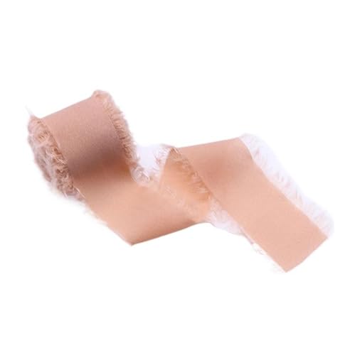 TGDGFKIAS Retro-Band, Jacquardband, 4 cm x 5 m, mehrfarbig, seidenartig, ausgefranst, for Hochzeitsstrauß, Dekoration, DIY(15) von TGDGFKIAS