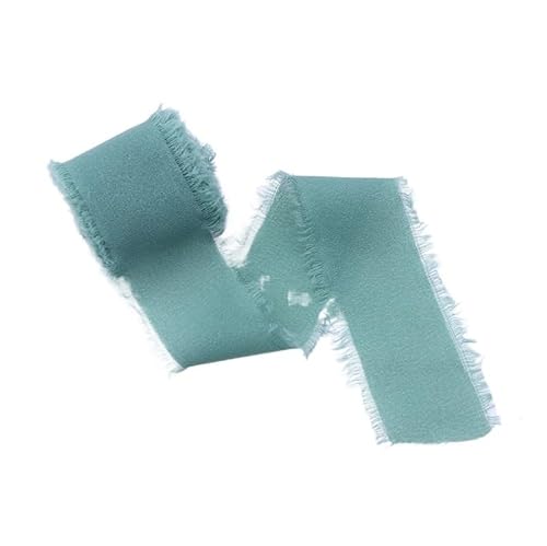 TGDGFKIAS Retro-Band, Jacquardband, 4 cm x 5 m, mehrfarbig, seidenartig, ausgefranst, for Hochzeitsstrauß, Dekoration, DIY(22) von TGDGFKIAS