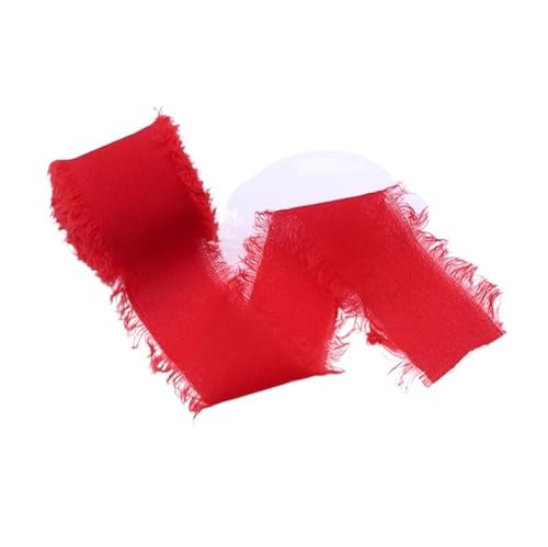 TGDGFKIAS Retro-Band, Jacquardband, 4 cm x 5 m, mehrfarbig, seidenartig, ausgefranst, for Hochzeitsstrauß, Dekoration, DIY(Color-01) von TGDGFKIAS