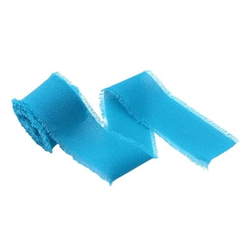 TGDGFKIAS Retro-Band, Jacquardband, 4 cm x 5 m, mehrfarbig, seidenartig, ausgefranst, for Hochzeitsstrauß, Dekoration, DIY(Color-02) von TGDGFKIAS