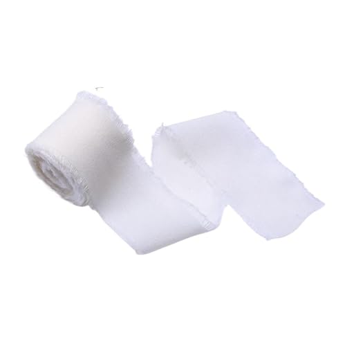 TGDGFKIAS Retro-Band, Jacquardband, 4 cm x 5 m, mehrfarbig, seidenartig, ausgefranst, for Hochzeitsstrauß, Dekoration, DIY(Color-34) von TGDGFKIAS