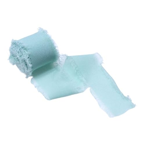 TGDGFKIAS Retro-Band, Jacquardband, 4 cm x 5 m, mehrfarbig, seidenartig, ausgefranst, for Hochzeitsstrauß, Dekoration, DIY(Color-37) von TGDGFKIAS