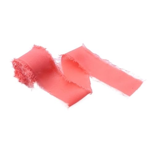 TGDGFKIAS Retro-Band, Jacquardband, 4 cm x 5 m, mehrfarbig, seidenartig, ausgefranst, for Hochzeitsstrauß, Dekoration, DIY(Color-44) von TGDGFKIAS