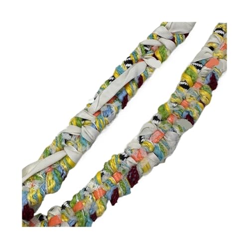 TGDGFKIAS Retro-Band, Jacquardband, Tweed-Spitze, Gurtband, 1,5–1,8 cm x 90 cm, Polyesterfaser, Kleidung, DIY-Dekoration, Zubehör(No.1-1.8x90cm) von TGDGFKIAS