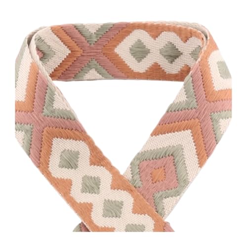 TGDGFKIAS Retro-Band, Jacquardband 1/2/5 Yards 38mm Mehrfarbiges dekoratives Gurtband for Gürteltasche Handtaschengurt(13,5yards) von TGDGFKIAS