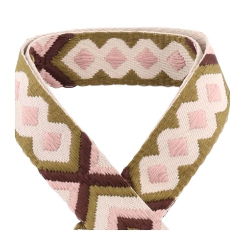 TGDGFKIAS Retro-Band, Jacquardband 1/2/5 Yards 38mm Mehrfarbiges dekoratives Gurtband for Gürteltasche Handtaschengurt(16,2yards) von TGDGFKIAS