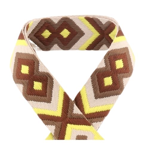 TGDGFKIAS Retro-Band, Jacquardband 1/2/5 Yards 38mm Mehrfarbiges dekoratives Gurtband for Gürteltasche Handtaschengurt(3,2yards) von TGDGFKIAS