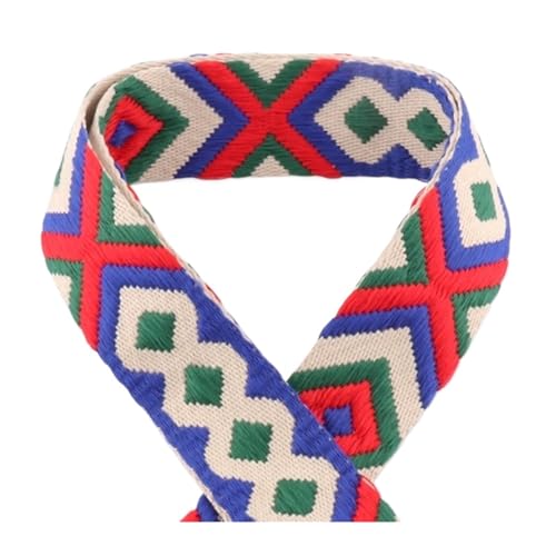 TGDGFKIAS Retro-Band, Jacquardband 1/2/5 Yards 38mm Mehrfarbiges dekoratives Gurtband for Gürteltasche Handtaschengurt(Bruin,2yards) von TGDGFKIAS