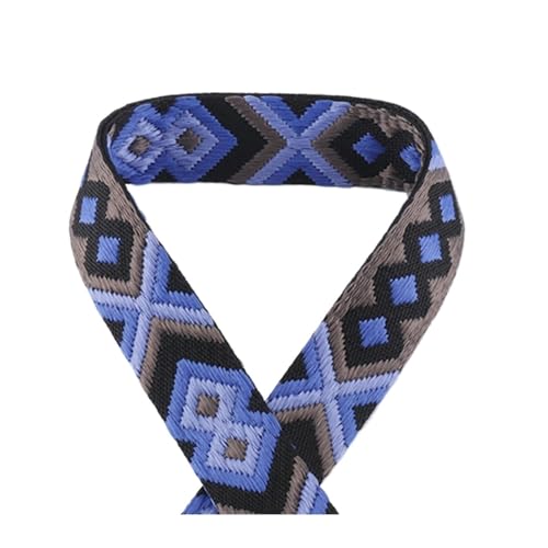 TGDGFKIAS Retro-Band, Jacquardband 1/2/5 Yards 38mm Mehrfarbiges dekoratives Gurtband for Gürteltasche Handtaschengurt(Color-23,5yards) von TGDGFKIAS