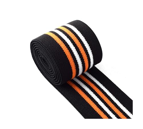 TGDGFKIAS Retro-Band, Jacquardband 38 mm gestreiftes elastisches Band for Kleidungsdesign und Dekoration TGDGFKIAS Retro-Band, Jacquardband 38 mm gestreiftes elastisches Band for Kleidungsdesign und Dekoration von TGDGFKIAS