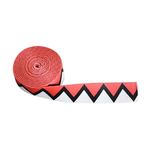 TGDGFKIAS Retro-Band, Jacquardband Gurtband 5 Yards 25mm Breite Multicolor Hundehalsband Leine Harness DIY Handwerk(Rosso) von TGDGFKIAS