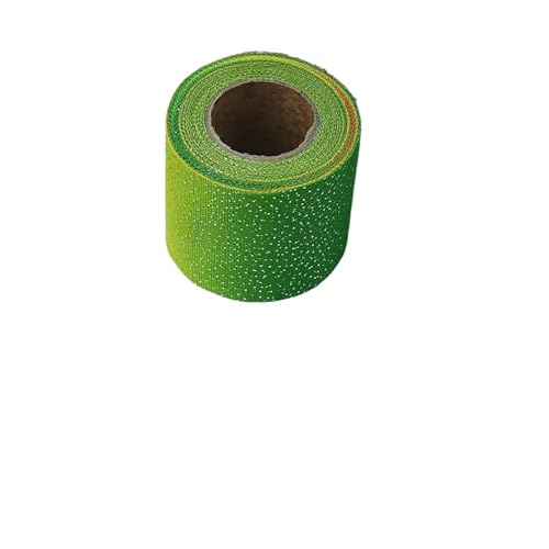 TGDGFKIAS Retro-Band, Polyester-Jacquard-Tüllband, Gurtband, 6 cm x 22,8 m, mehrfarbig(Orange Yellow Green) von TGDGFKIAS