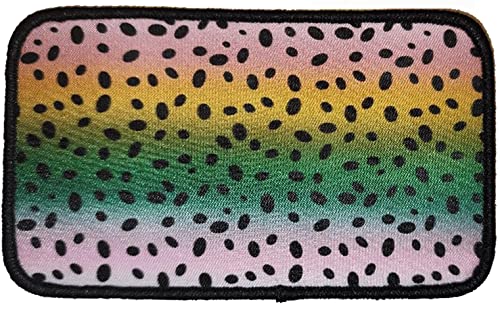THATSRAD Camouflage Jagd Angeln Patch Camo (Regenbogen Forelle Haut) von THATSRAD