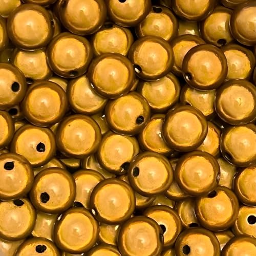 THAYLA 60/100/200/300/600 Stück 4–30 mm Magic Pearls Original, 3D-Illusion reflektierende Magic Perlen, Wunderperlen, Acrylperlen für die Armbänder Schmuckherstellung(Brown, 6mm 300Stk) von THAYLA