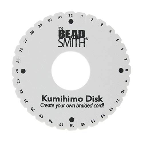 The Beadsmith Runde Kumihimo-Scheibe, 15,2 cm Durchmesser, 0,95 cm dicker, dichter Schaumstoff, Schmuckwerkzeuge zum Flechten, 1 Scheibe The Beadsmith Runde Kumihimo-Scheibe, 15,2 cm Durchmesser, 0,95 cm dicker, dichter Schaumstoff, Schmuckwerkzeuge zum Flechten, 1 Scheibe von The Beadsmith