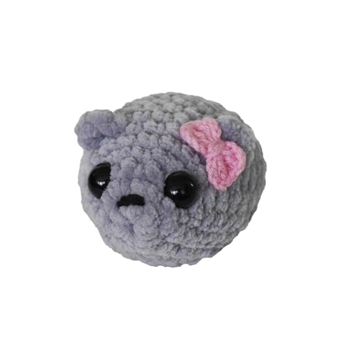 the gookie Amigurumi Häkelset für Anfänger - Einfaches DIY Garn Tier Bastelset für Kinder & Erwachsene | Komplettes Starterset mit Garn, Haken, Sicherheitsaugen, Füllung & Anleitung (Hamster) von THE GOOKIE