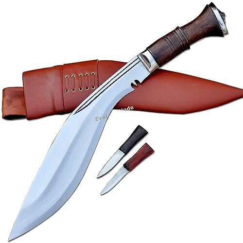 THE NEPAL 33 cm langes traditionelles Angkhola Kukri-Gurkha Khukuri Messer-Messer-geschmiedet-gehärtetes-Historisches Kukri-Messer von THE NEPAL
