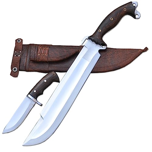 THE NEPAL 35 cm lange Klinge Predator Bowie-großes Bowie-Handgeschmiedetes Überlebens-Bowie-Großes Bowie-Messer-Jagd- und Campingmesser-Sammel-Bowie von THE NEPAL