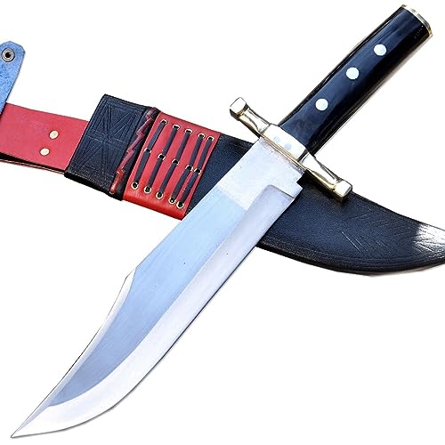 THE NEPAL Survival Bowie – Jagd- und Campingmesser mit 30 cm langer Klinge – robustes Messer – echtes funktionierendes Bowie-Messer von THE NEPAL