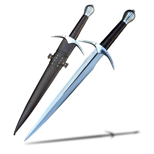 THE NEPAL Wikinger Dolch - 40,6 cm lange Klinge mit Palisandergriff - Langlebig, präzise gefertigt für Leistung und zeitlose Handwerkskunst, handgefertigtes Messer, kukri-khukuri THE NEPAL Wikinger Dolch - 40,6 cm lange Klinge mit Palisandergriff - Langlebig, präzise gefertigt für Leistung und zeitlose Handwerkskunst, handgefertigtes Messer, kukri-khukuri von THE NEPAL