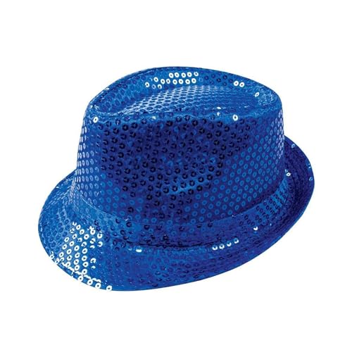 THE REPLICANT Partys und Veranstaltungen/glänzender Hut Disco Outfit (Blau) von THE REPLICANT